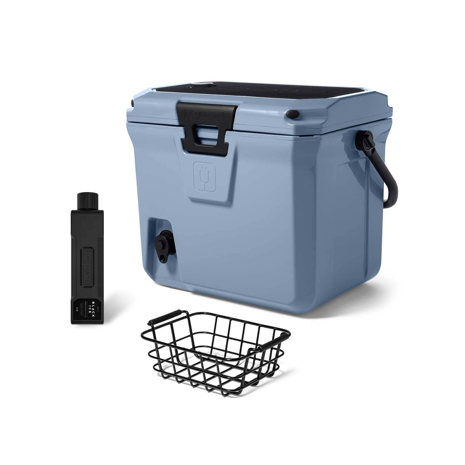 BrüTank 20-Quart Grab + Go Cooler Bundle | Denim